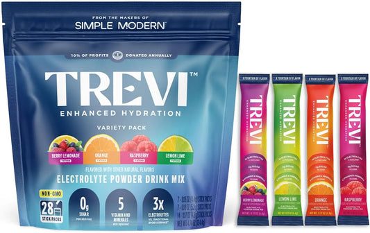TREVI™ Flavorful Hydration Pack - Delicious Electrolyte Drink DHILACTIVE