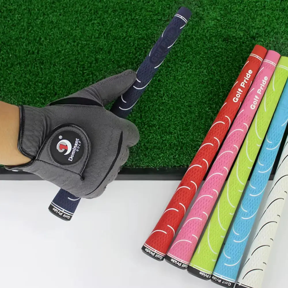 1Pair Men'S Golf Gloves Microfiber Cloth Soft Fit Sport Grip Durable Gloves Anti-Skid Sports Gloves Fit Left and Right Hand